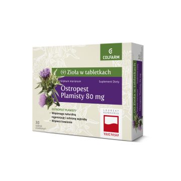 Ostropest plamisty, tabletki, 30 szt.