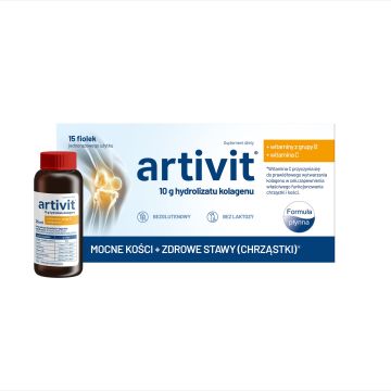Artivit (z witaminą C), płyn, 375 ml, 15 fiol