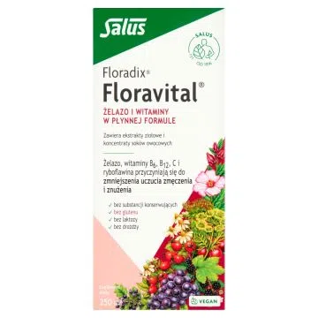 Floradix Floravital, płyn, 250 ml