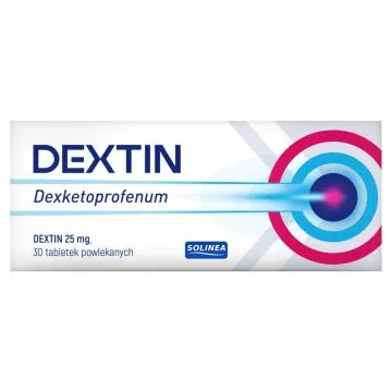 Dextin, 25 mg, tabl.powl., 30 szt