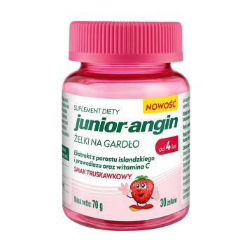 Junior-angin, żelki, na gardło, 30 szt