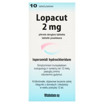 Lopacut, 2 mg, tabl.powl., 10 szt