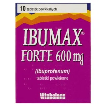Ibumax Forte, 600 mg, tabl.powl., 10 szt