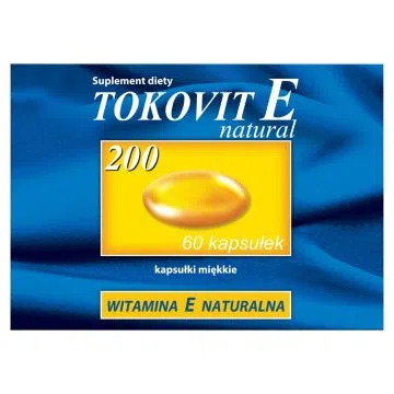 Tokovit E 200 natural, kapsułki elastyczne, 60 szt.