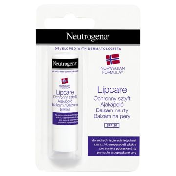 Neutrogena Formuła Norweska, ochronny sztyft do ust, SPF 20, 4,8 g