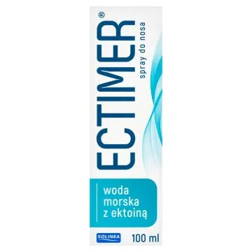 Ectimer, spray, do nosa,woda morska z ektoina, 100 ml