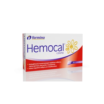 Hemocal, czopki, 10 szt