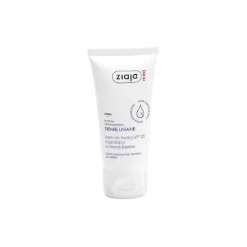 Ziaja Med Siemię Lniane, łagodzący krem do twarzy, ochrona średnia SPF 20, 50 ml
