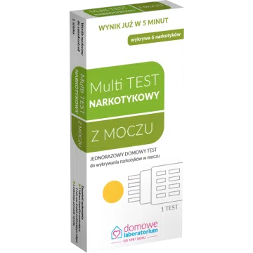  Multi Test do wykrywania narkotyków w moczu, 1 zestaw