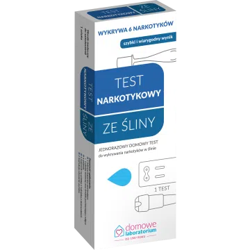 Test do wykrywania narkotyków w ślinie, 1 szt.