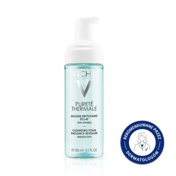 Vichy Purete Therm,pianka,oczyszczaj,przywraca blask, 150 ml