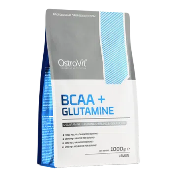 OstroVit BCAA + Glutamina, proszek, cytryna, 500 g