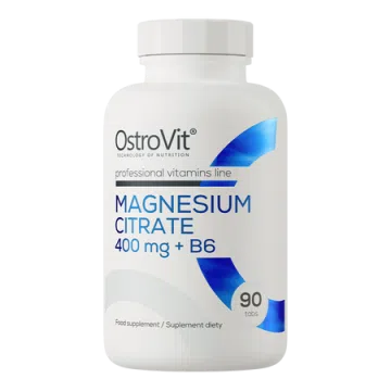 OstroVit, Magnesium Citrate 400 mg + B6, 90 szt.