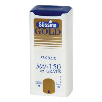 Sussina Gold, tabl., 500 szt+150szt,