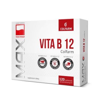 Max Vitaminum B12 Colfarm, tabletki, 120 szt.