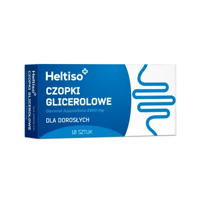 HELTISO czopki glicerolowe 2,5g, 10 szt.