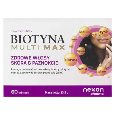 Biotyna Multi Max, tabletki, 60 szt.