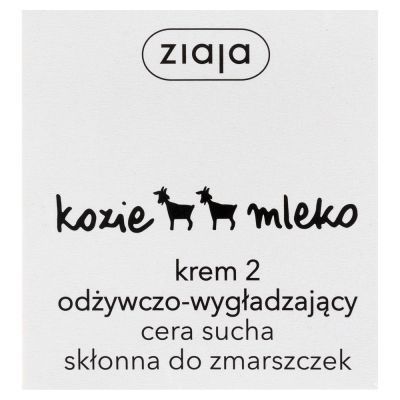 Ziaja Kozie Mleko, krem 2, odżywianie i wygładzanie do cery suchej, 50 ml