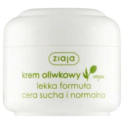 Ziaja, krem oliwkowy, lekka formuła, cera sucha i normalna, 50 ml