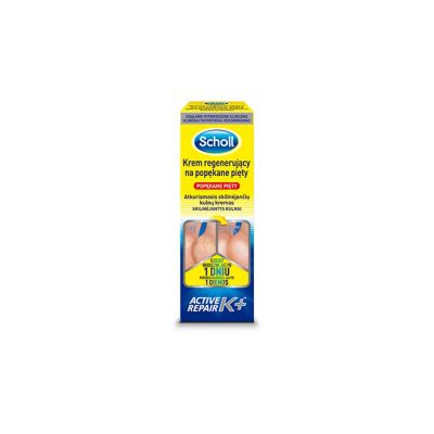 Scholl, krem regenerujący na popękane pięty, 60 ml