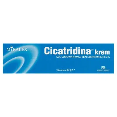 Cicatridina, krem wspomagający leczenie ran, 30 g