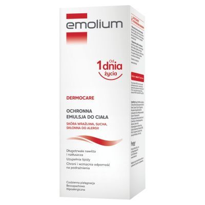 Emolium Dermocare, Ochronna emulsja do ciała, 200 ml