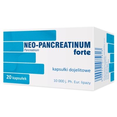 Neo-Pancreatinum forte, 10000 j., kapsułki dojelitowe, 20 szt.