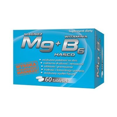 Mg magnez + witamina B6 Hasco, tabl., 60 szt