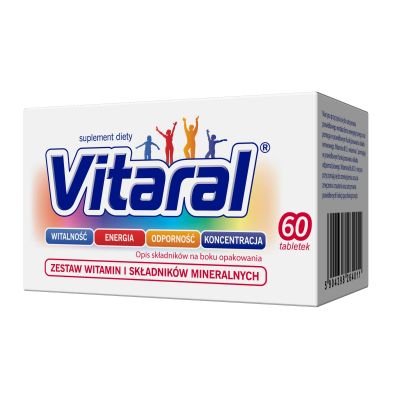Vitaral, tabletki drażowane, 60 szt.