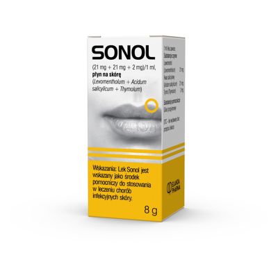 Sonol, płyn do stosowania na sk&oacute;rę, 8 g