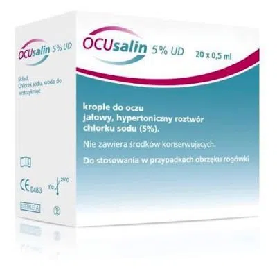Ocusalin 5% UD, krople do oczu, 0,5 ml x 20 minims&oacute;w