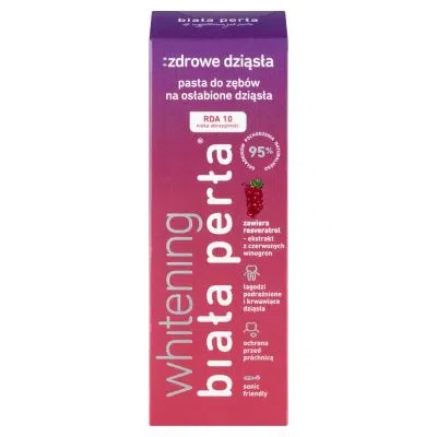 Biała Perła Whitening, zdrowe dziąsła, specjalistyczna pasta do zęb&oacute;w, 75 ml