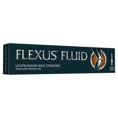 Flexus Fluid, 25 mg/2,5 ml, roztw&oacute;r do wstrzyknięć dostawowych, 1 strzykawka
