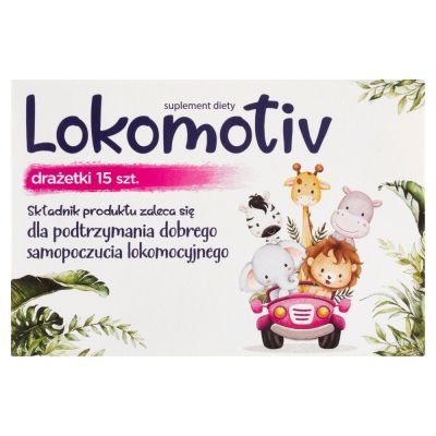 Lokomotiv, drażetki, 15 szt.