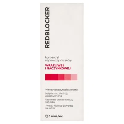RedBlocker, koncentrat naprawczy do sk&oacute;ry wrażliwej i naczynkowej, 30 ml