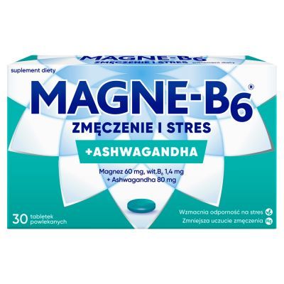 Magne-B6 Zmęczenie i stres, tabletki powlekane, 30 szt.