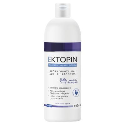 Ektopin, emulsja do kąpieli z ektoiną, 400 ml
