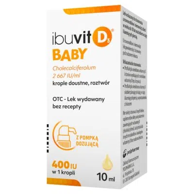 Ibuvit D3 Baby, 2667 IU/mL, krople doustne, 10 ml