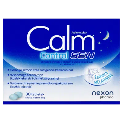 Nexon Pharma Calm Control Sen, tabletki, 30 szt.