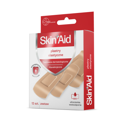 Skin Aid, Zestaw Plastr&oacute;w Elastycznych A'12