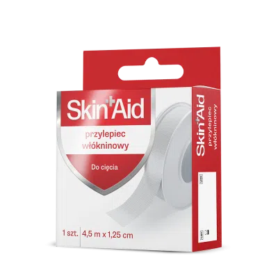 Skin Aid, Przylepiec Włókninowy, 4,5m X 1,25cm