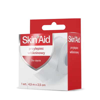 Skin Aid, Przylepiec Włókninowy, 4,5m X 2,5cm