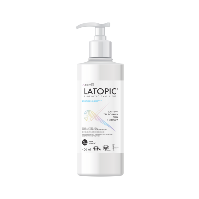 Latopic, żel do mycia ciała i włosów, 400 ml