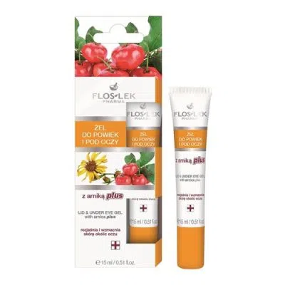 Flos-Lek Pharma, żel do powiek i pod oczy z arniką plus, 15 ml