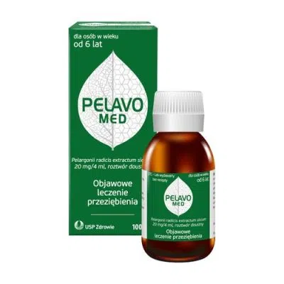 Pelavo Med, 20 mg/4 ml, roztwór doustny, 100 ml