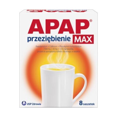 Apap Przeziębienie Max, proszek do sporządzania roztworu doustnego, saszetki, 8 szt.
