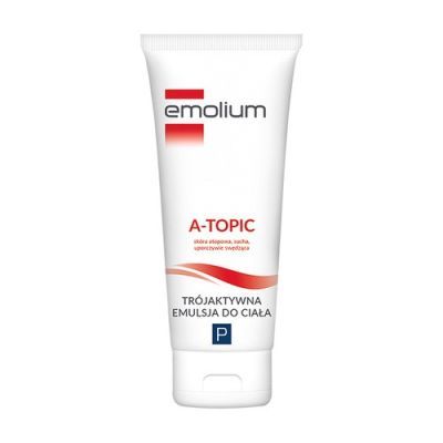 Emolium A-Topic, Trójaktywna emulsja do ciała, 200 ml
