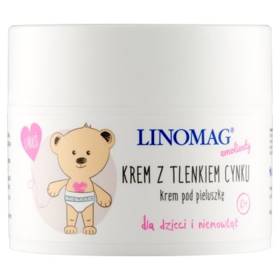 Linomag, krem z tlenkiem cynku dla dzieci i niemowląt, 50 ml