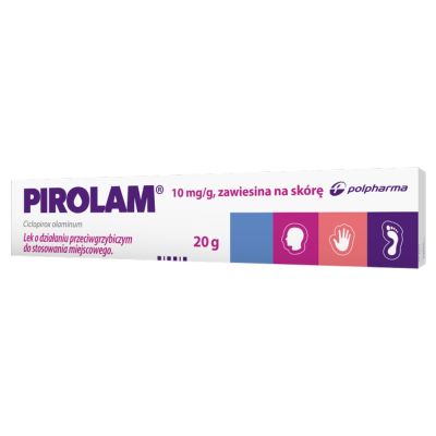 Pirolam, 1%, zawiesina na sk&oacute;rę, 20 g