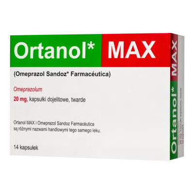 Ortanol Max, 20 mg, kaps.dojelit.tw.,(i.row)Delf,Hisz,14szt